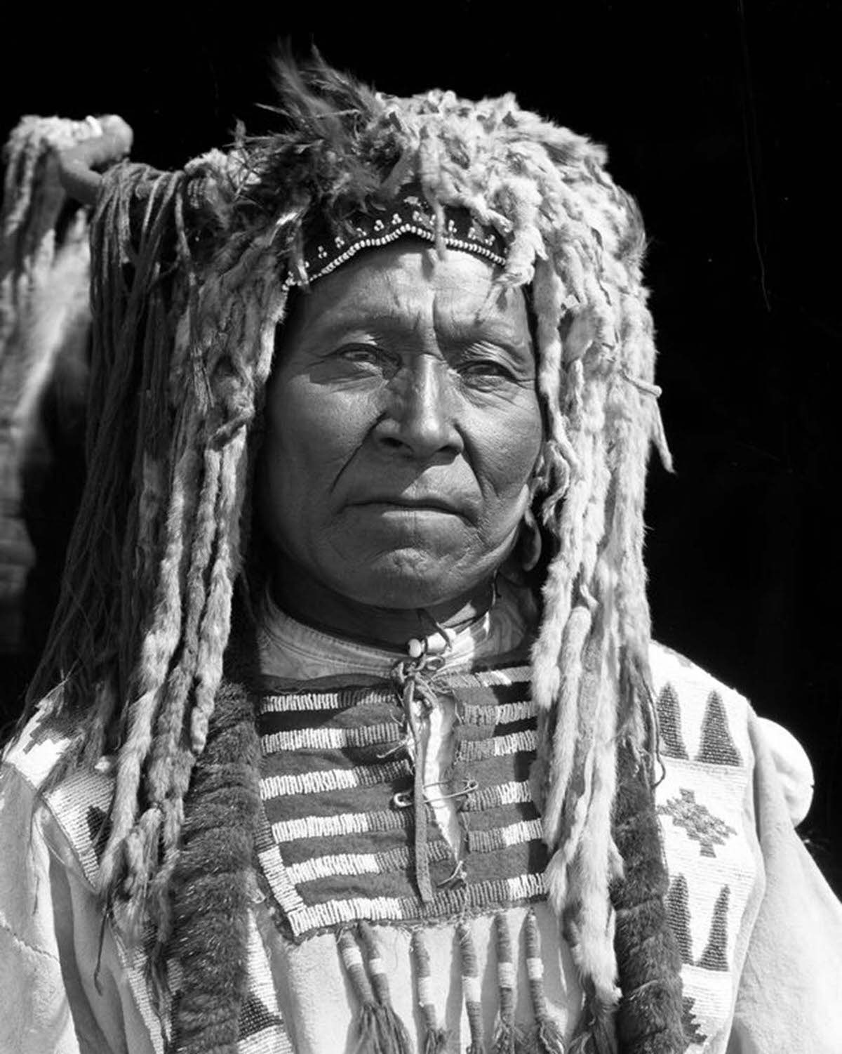 Wide Face Chief of Piikani Nation.