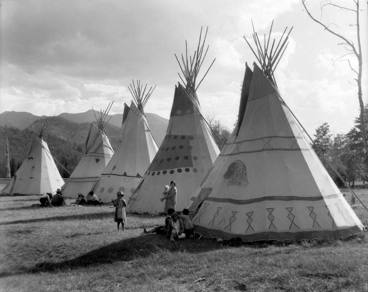 Assiniboine camp.