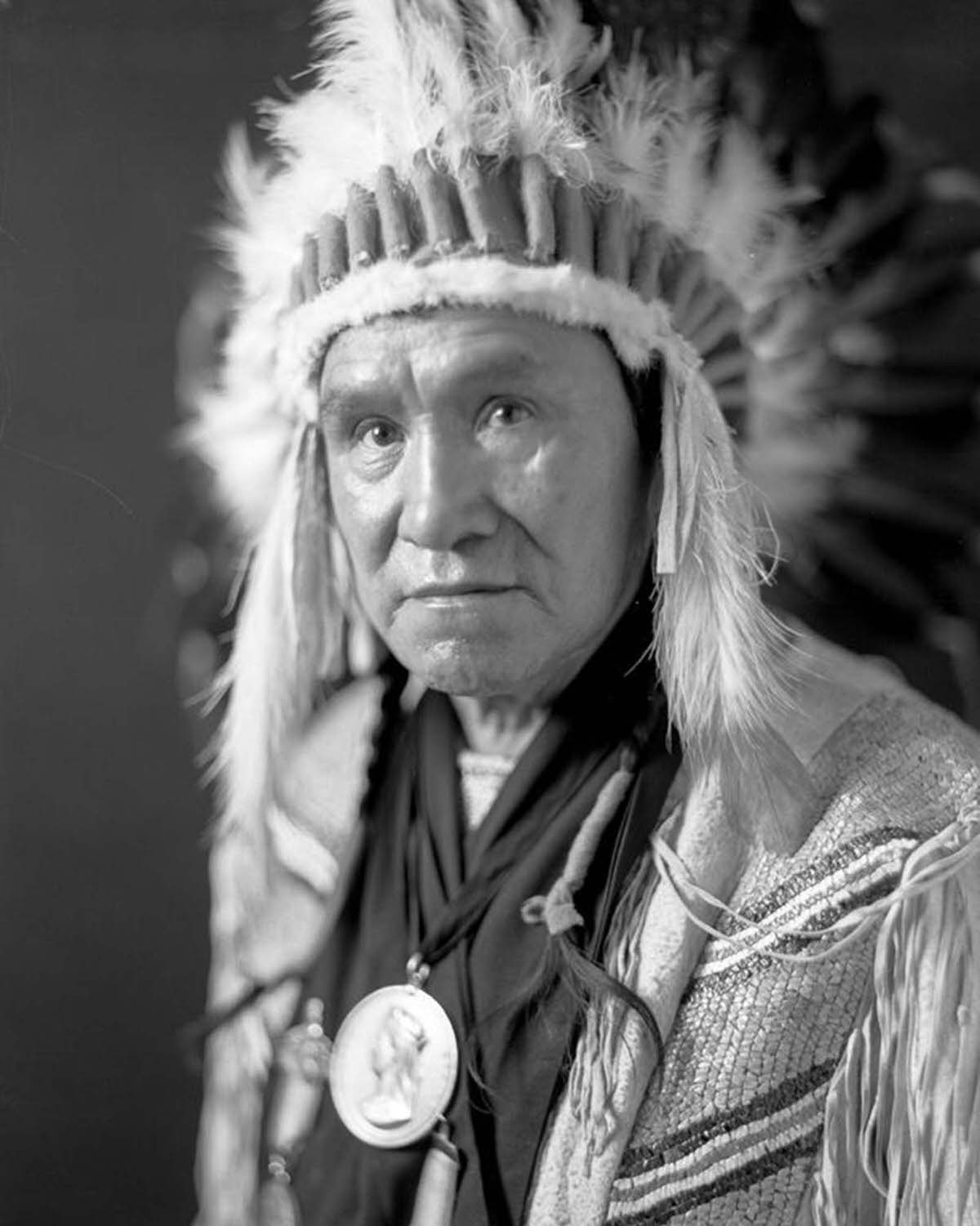 Joe Big Plume of Tsuu T’ina Nation.