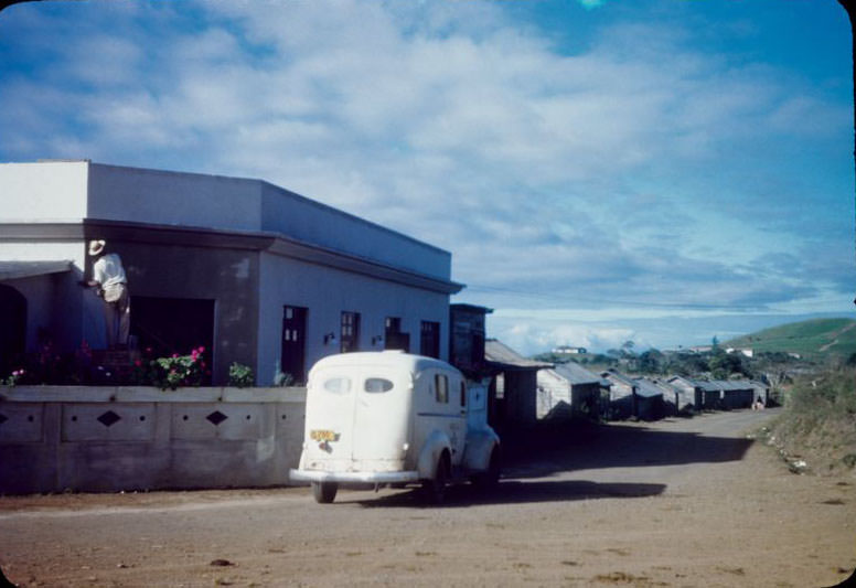 Ambulance by Don Emanuelli's house, Aibonito