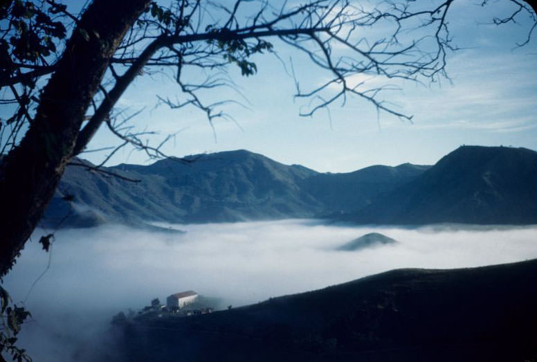 Morning fog in La Plata valley, La Plata