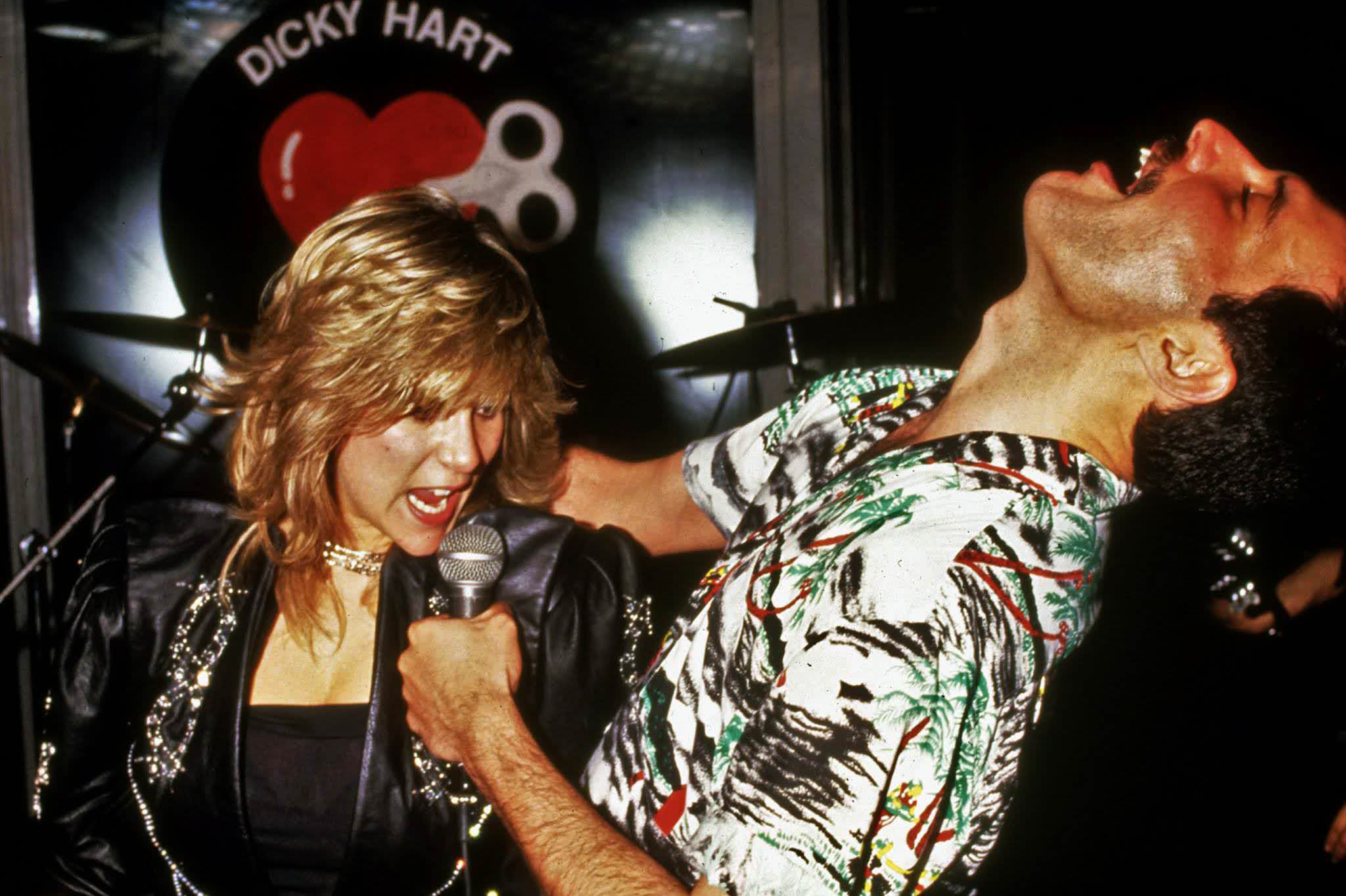 Freddie Mercury with Samantha Fox