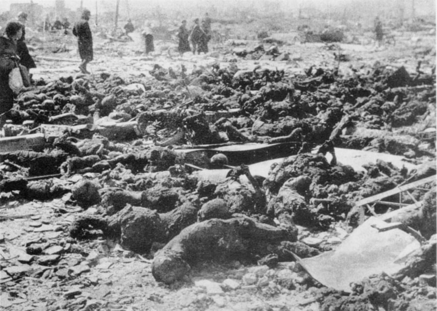 Piles of charred corpses filled the city. Eyes were crusted into ash, hair was burnt clean off, and some bodies had crumbled into pieces. March 10, 1945. Tokyo, Japan.