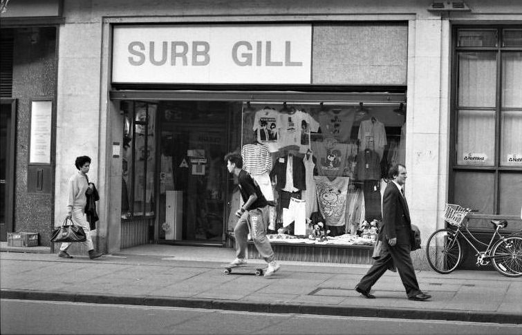 Cambridge streets and shops 1980s