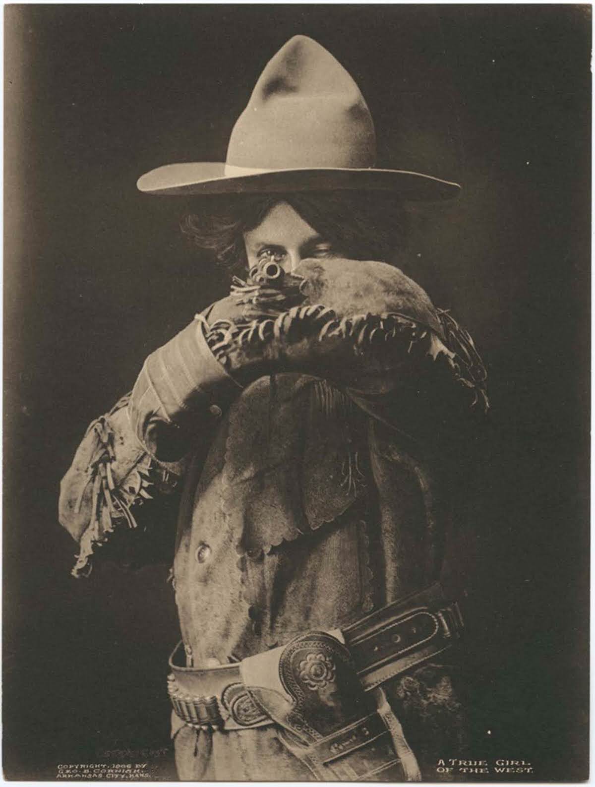 ‘A True Girl of the West’, Del Rio, Texas, 1906.