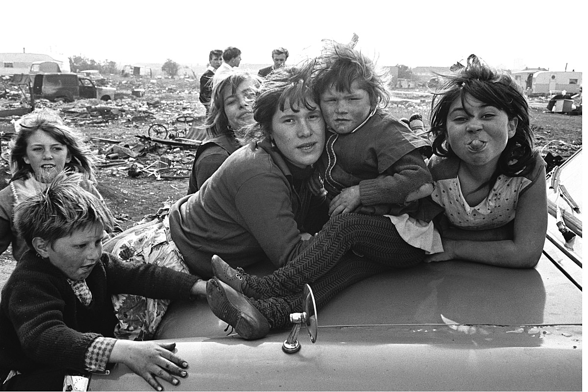 London’s East end in the 1960s – Romany community encampment at Beckton Marshes