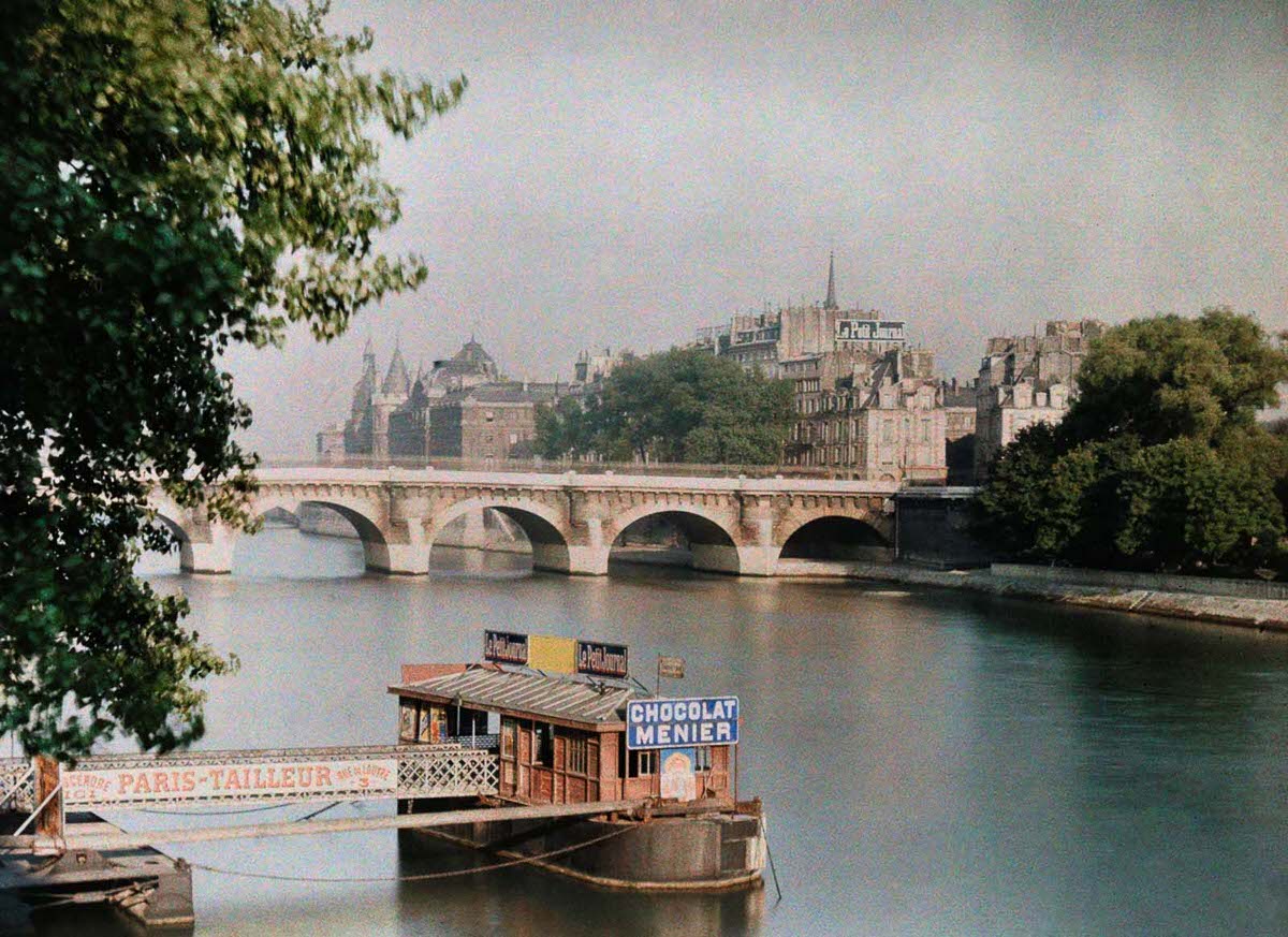 A view across the Seine.