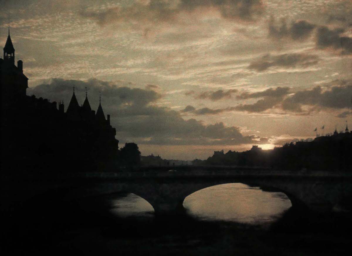 Twilight on the Seine.