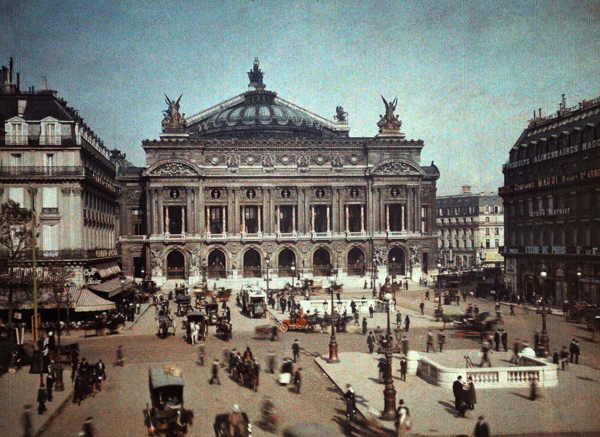 The Palais Garnier opera house. The Palais Garnier opera house.