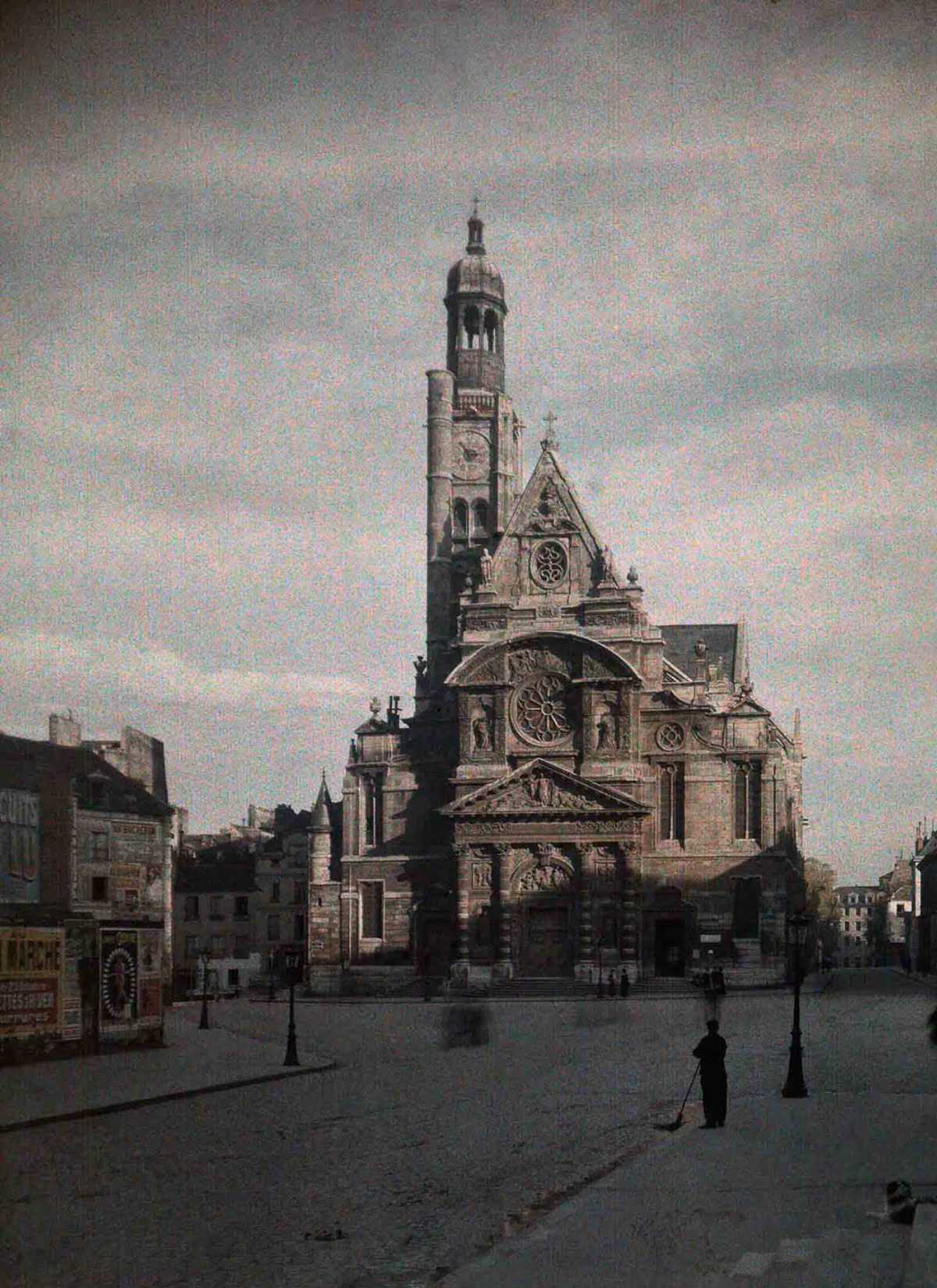The church of Saint-Étienne-du-Mont. The church of Saint-Étienne-du-Mont.