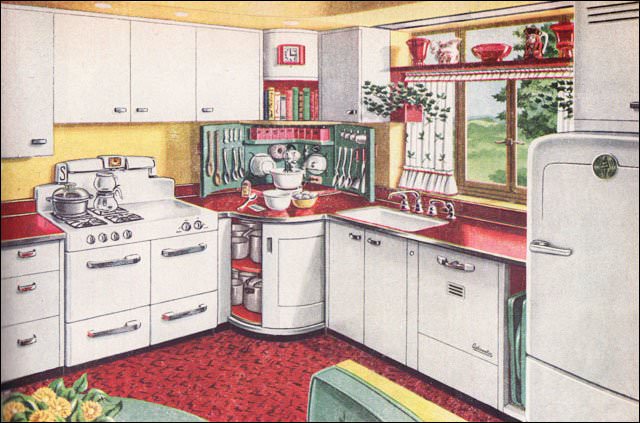 1947 AGA Mixing Corner Kitchen
