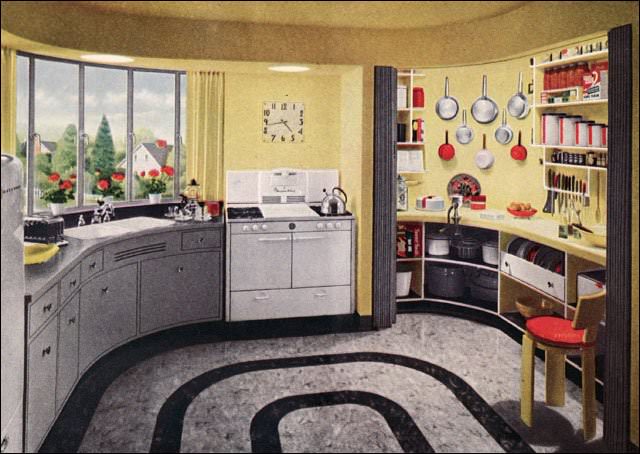 1948 Armstrong Kitchen With Working Pantry