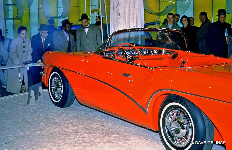 Buick Wildcat III 1955, Motorama Concept Show Car, Chicago Auto Show, circa 1955