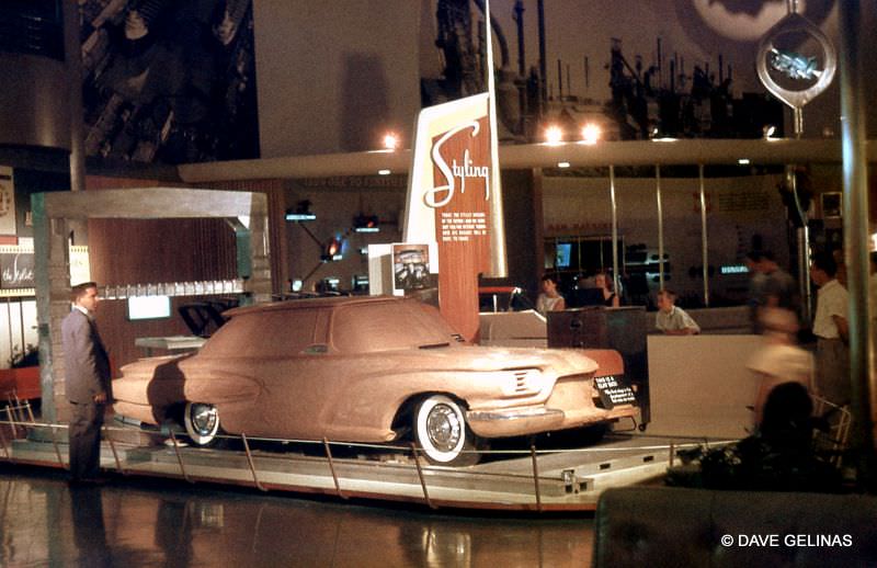Buick Clay Model 1958 Proposal at 1957 Auto Show Display, 1957