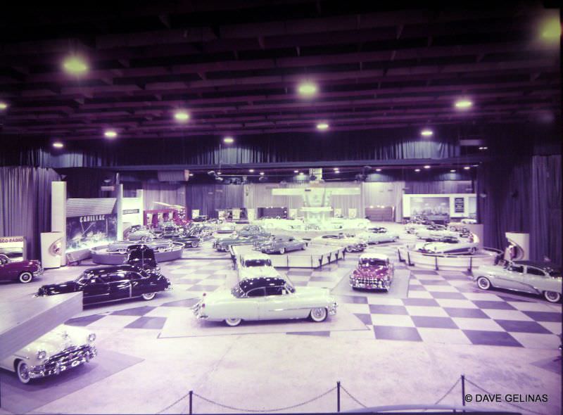 The GM Motorama Display - 1953 Cadillac LeMans - 1951 Buick LeSabre - 1951 Buick XP-300 - Cadillac And Buick Display - Waldorf Astoria, New York City, 1953