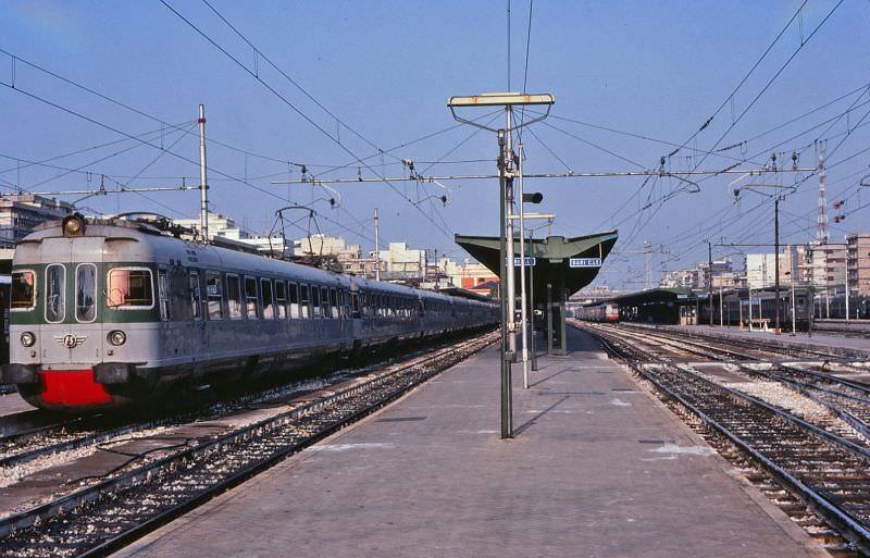 Ferrovie dello Stato (FS) ALe 801/940 Class electric multiple unit (EMU) train at Bari Centrale station
