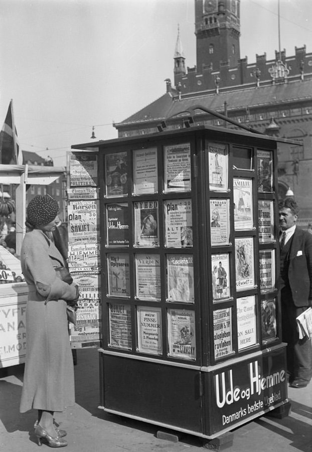 Kiosk at the Copemnhagen town hall square