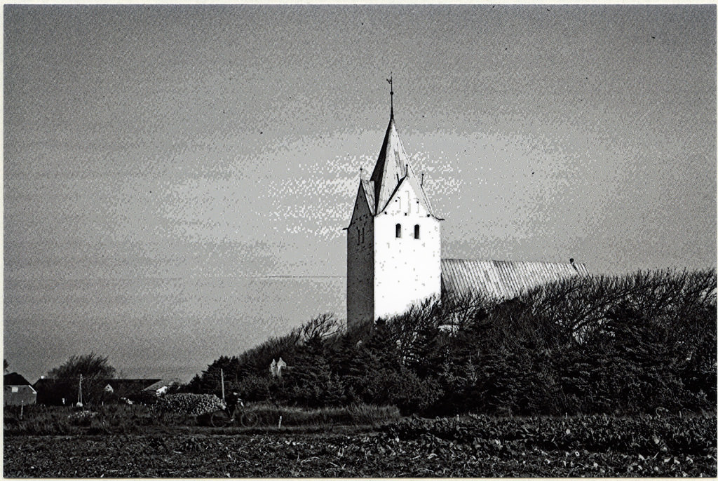 A church in western Denmark in 1937