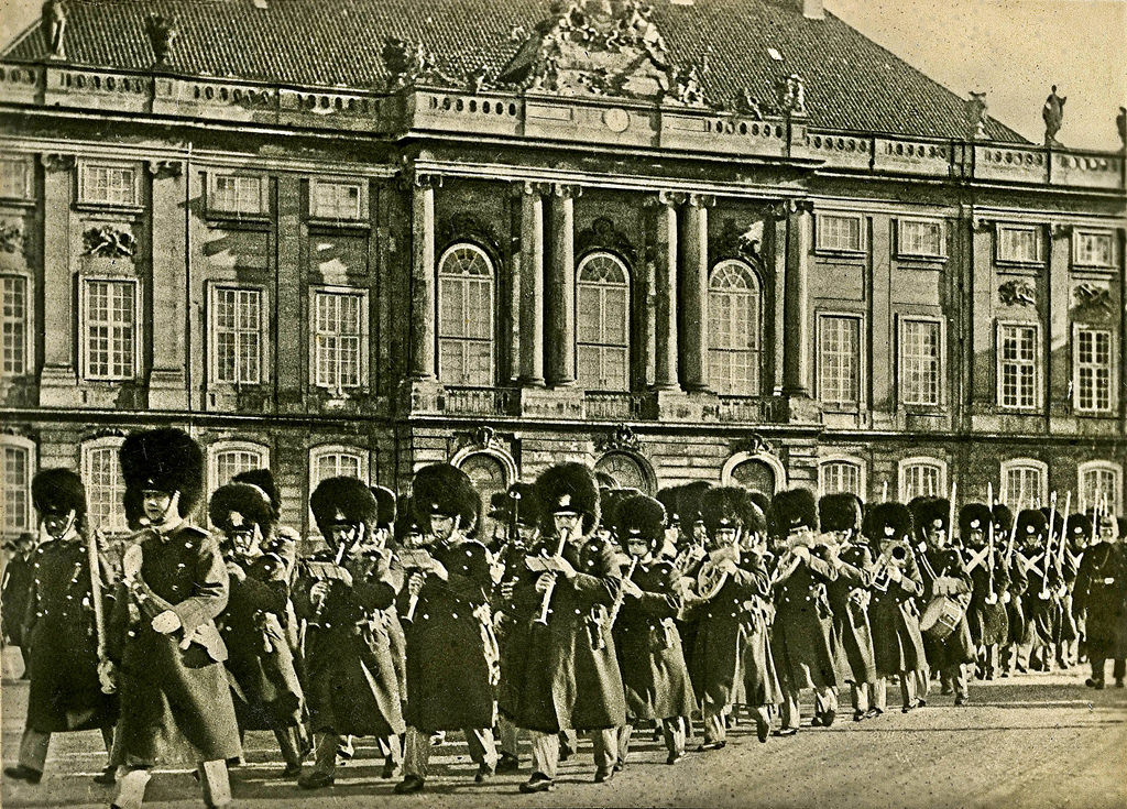 Army parade in Copenhagen, Denmark, 1937