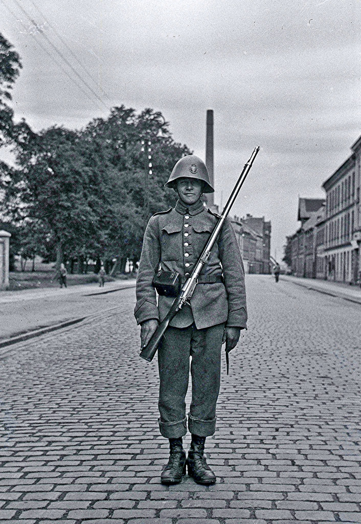 Danish Soldier in Copenhagen, 1937