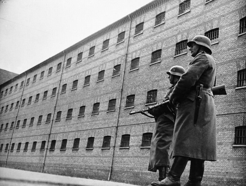 German guards at Vestre Fængsel (prison)