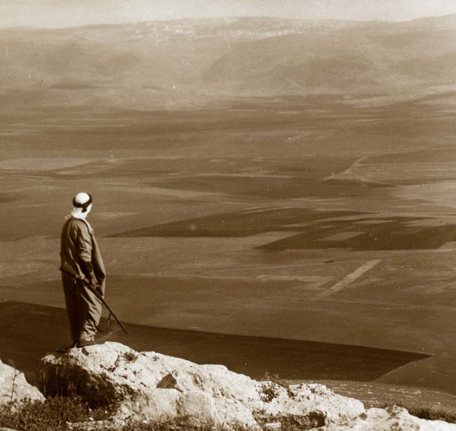 A view from Hill Moreh to Nazareth.