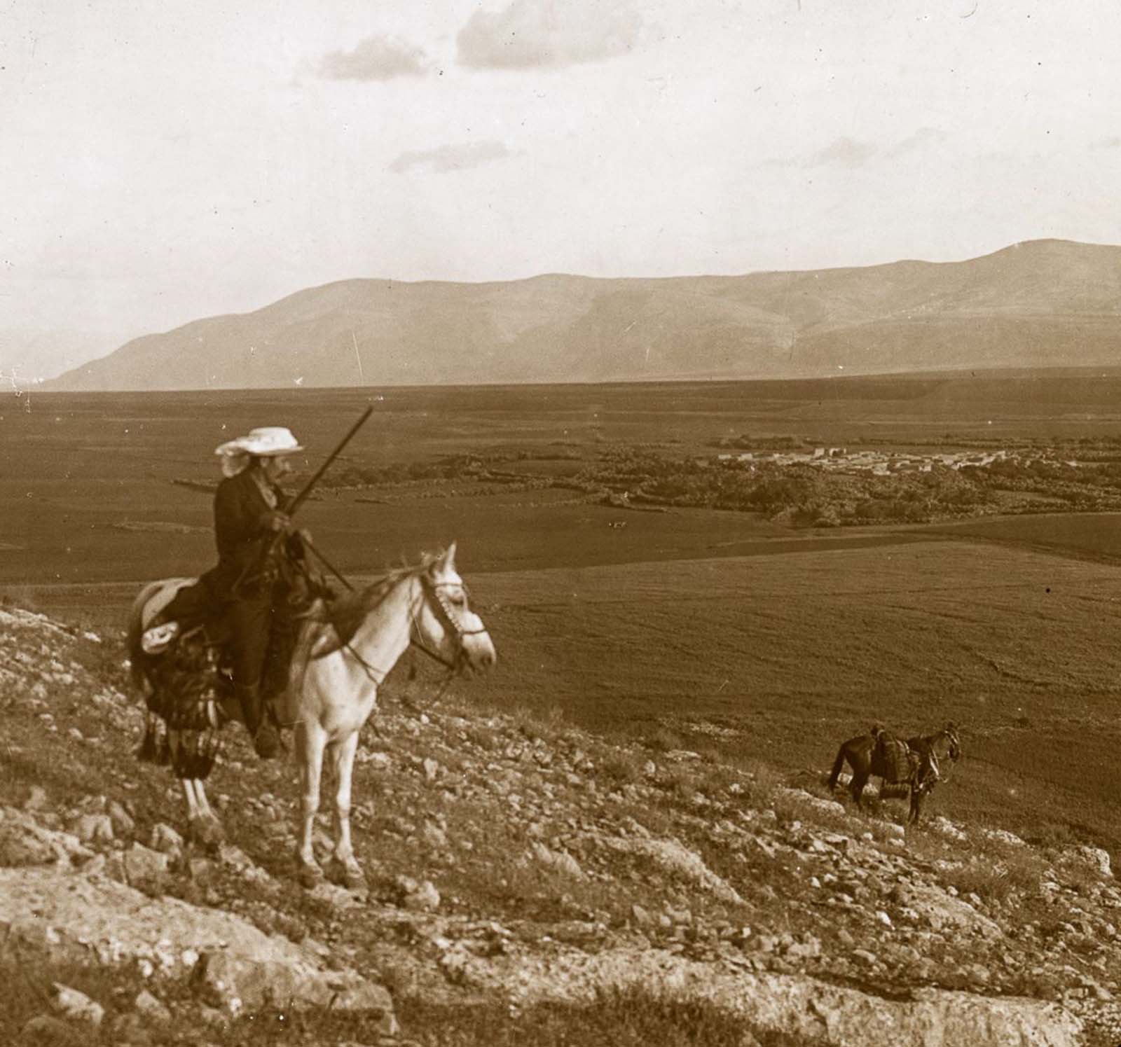 Mount Gilboa from the Hill Moreh.