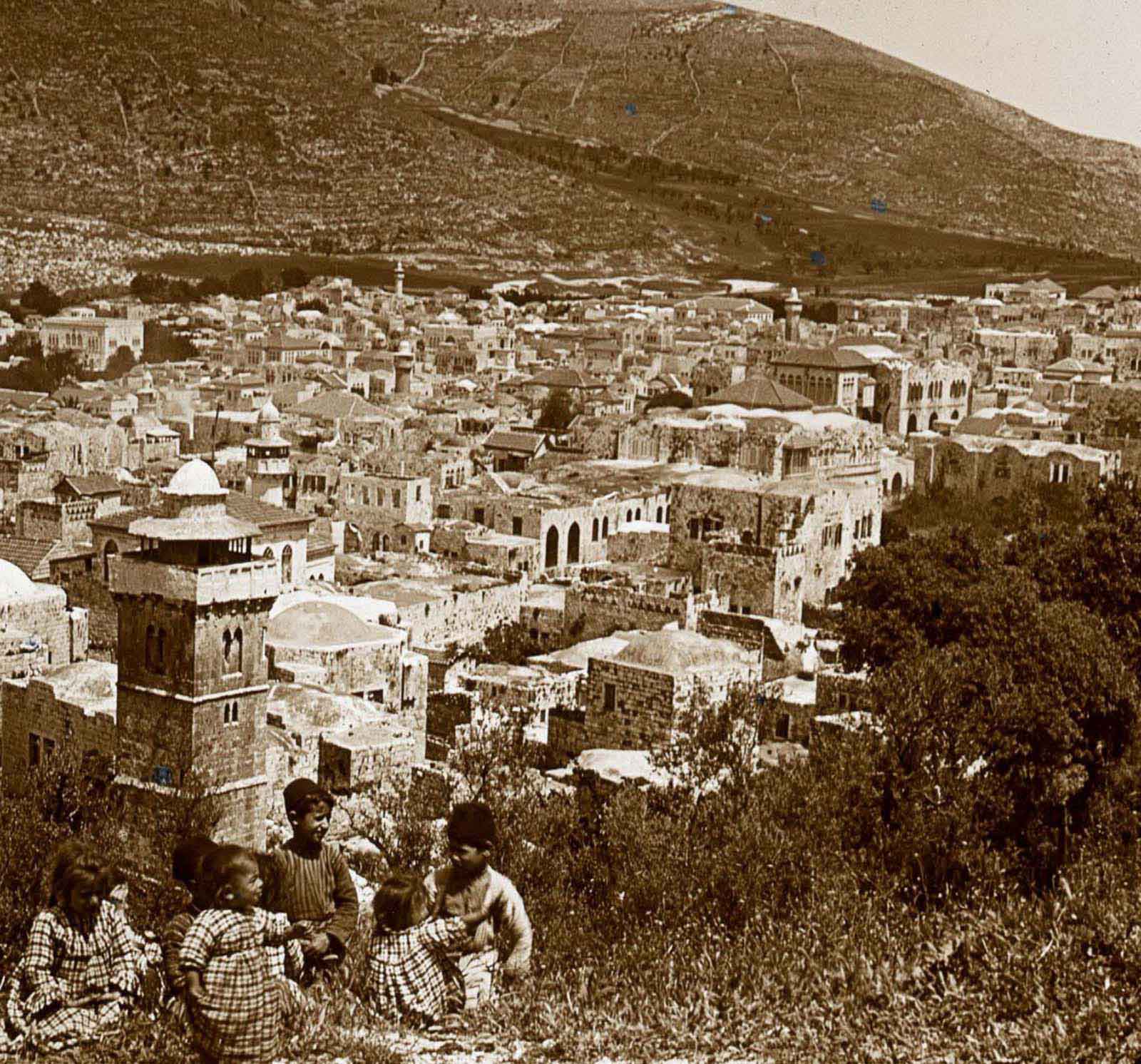 Shechem and Mount Ebal.