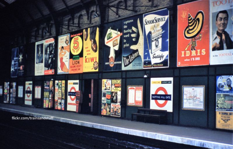 Notting Hill Gate tube station.