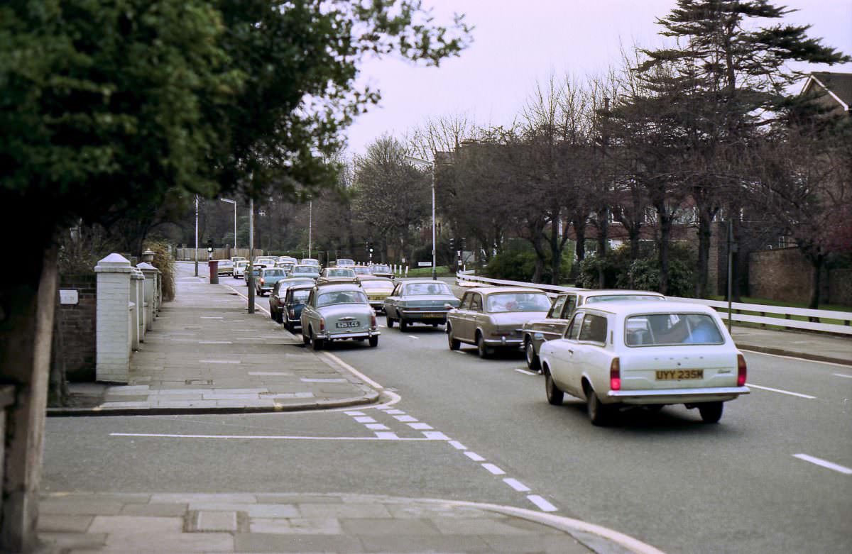 Dulwich Common, London SE21, 16th March 1975