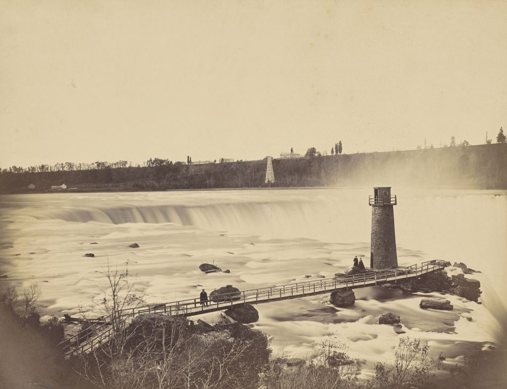 Niagara Falls and Terrapin Tower, 1867.