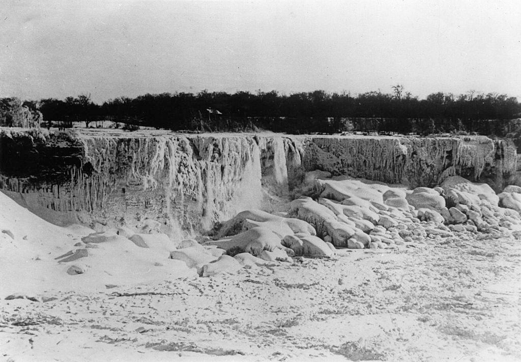 Frozen Niagara Falls, 1936.