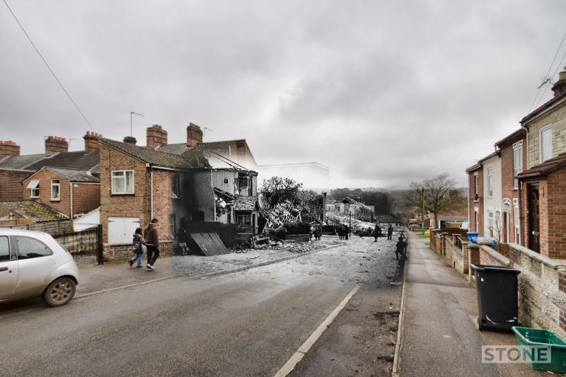 Junction Road, 1942 and 2011