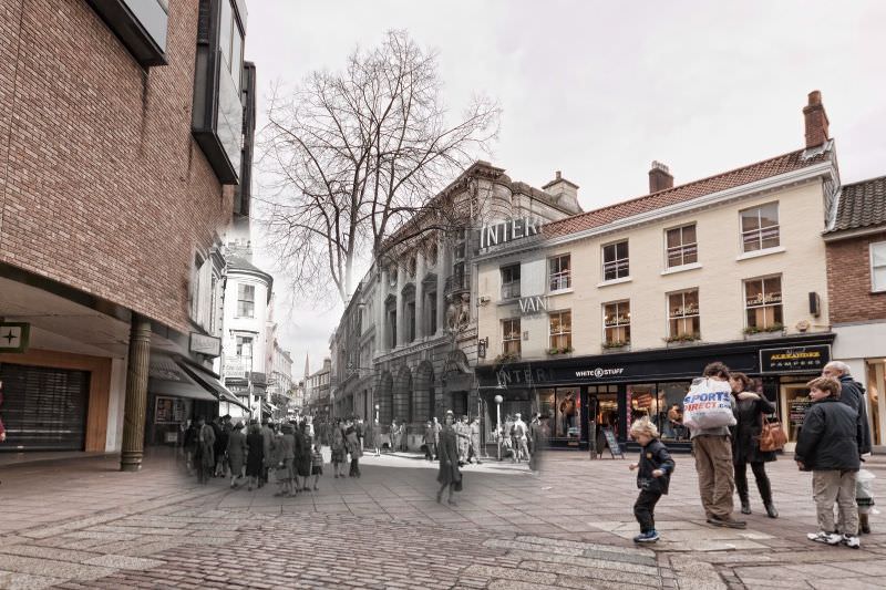 London Street, 1943 and 2012
