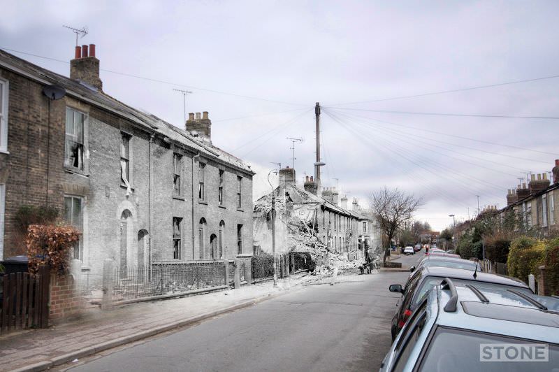 Alexandra Road, 1942 and 2011