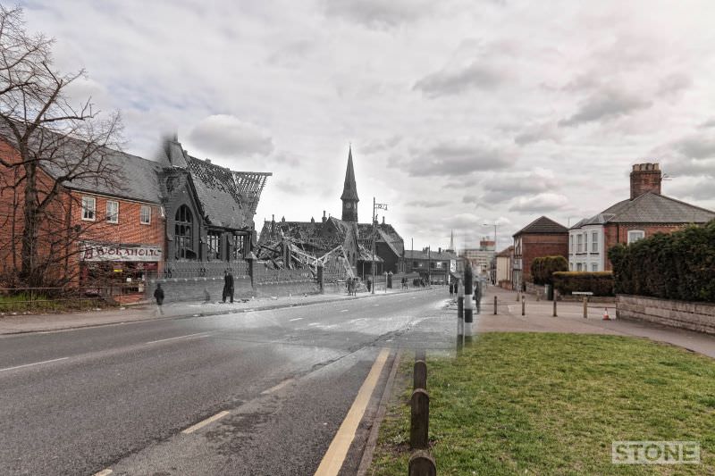 St Augustines Gate, 1942 and 2014
