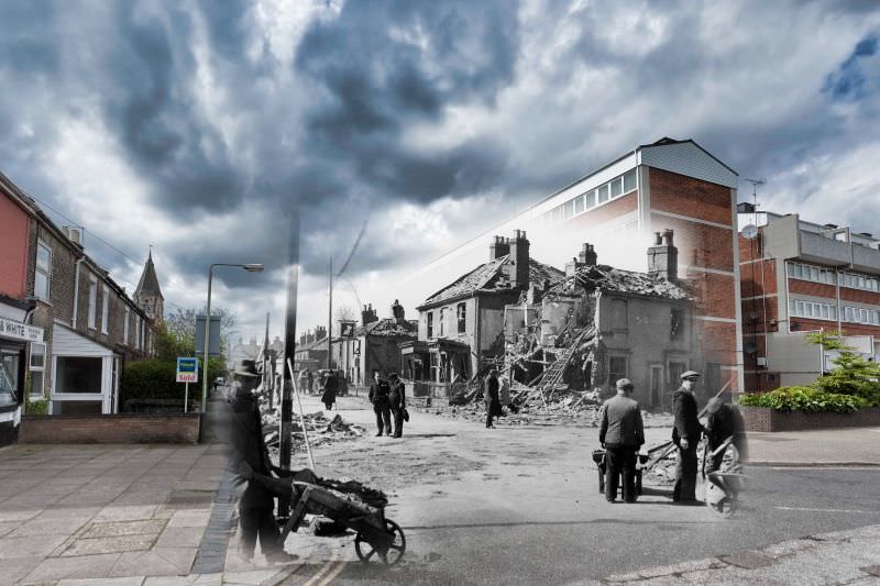 Essex Street, 1942 and 2012