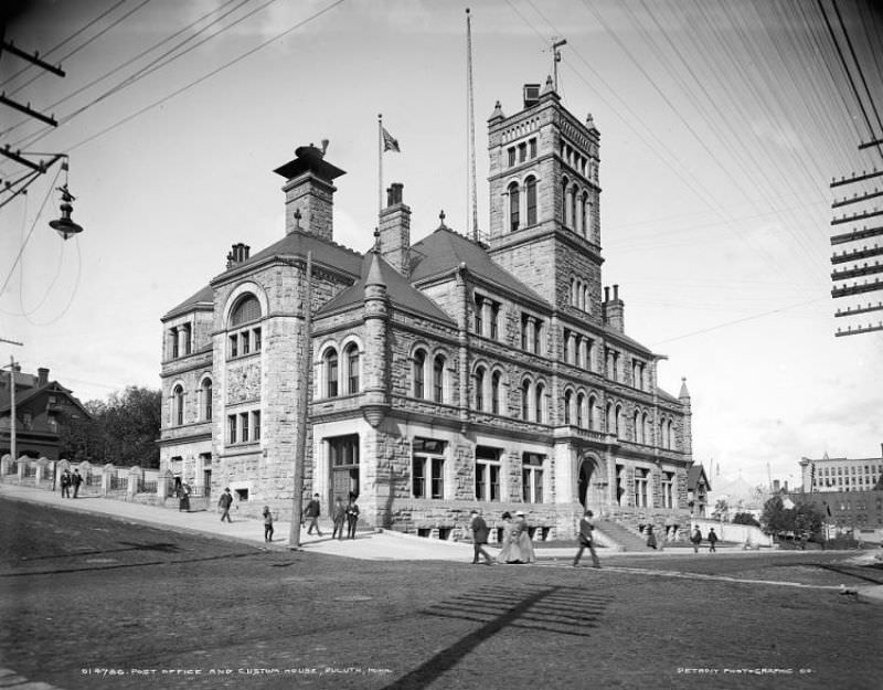 Post Office and Custom House, Duluth, Minnesota, 1900s