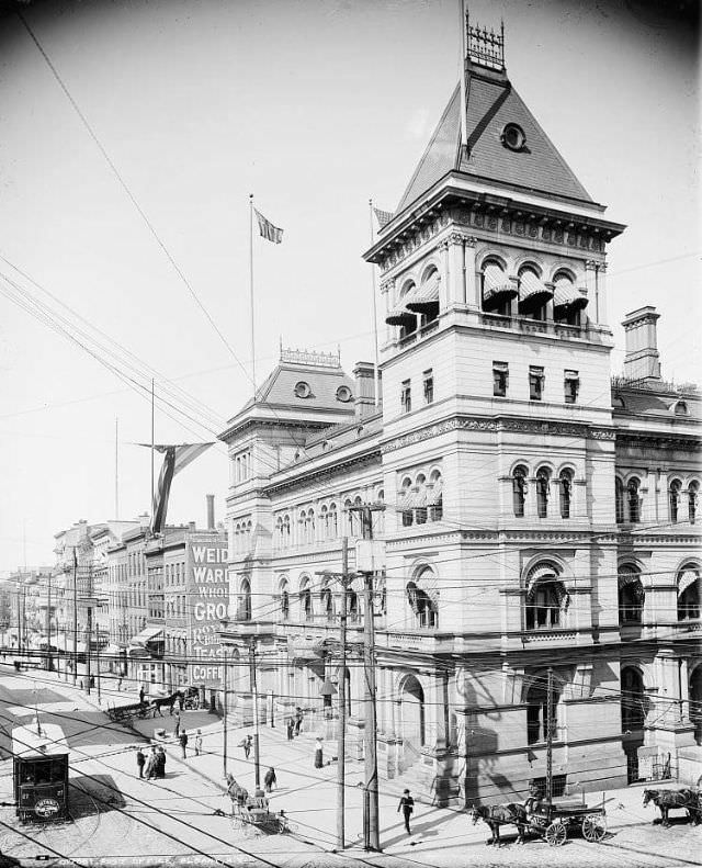 Post office, Albany, New York, 1900s