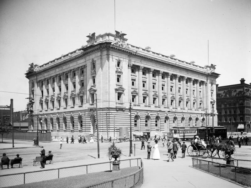 Post office, Cleveland, Ohio, 1900s