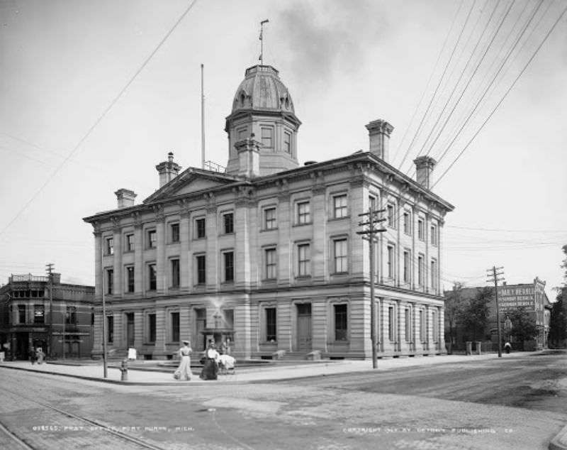 Post office, Port Huron, Michigan, 1900s