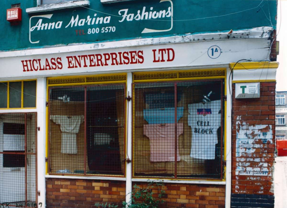 Hiclass Enterprises, Seven Sisters, Haringey, 1989