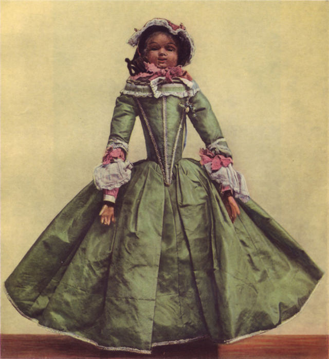 German doll of the rococo period.