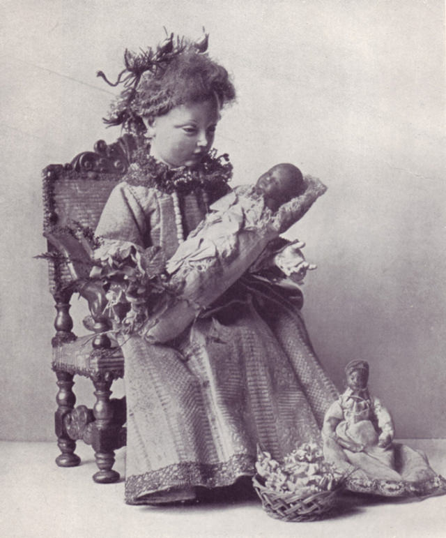 Child with doll; German, 18th century.