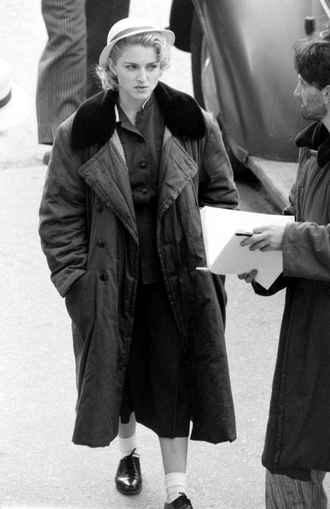 Madonna on the set of the film 'Shanghai Surprise', Hong Kong, February 12th 1986.