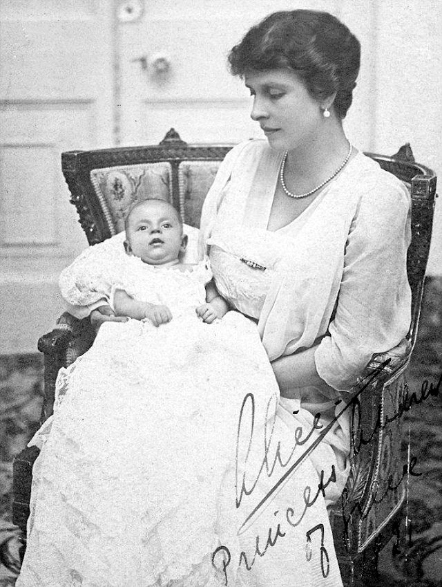 Prince Philip, when he was six months old, 1921.