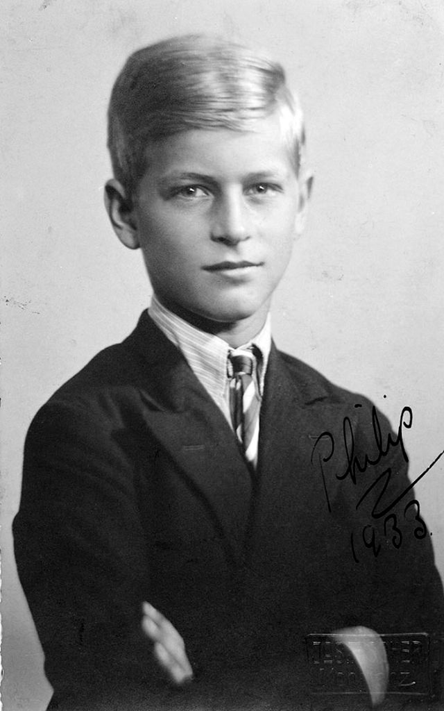 Philip at Cheam School, 1933.