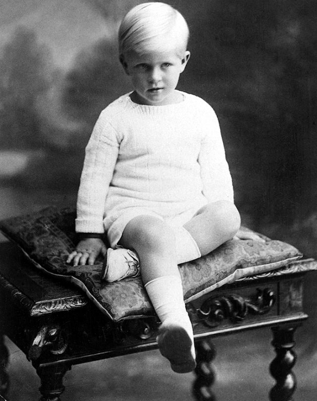 Prince Philip, when he was four.