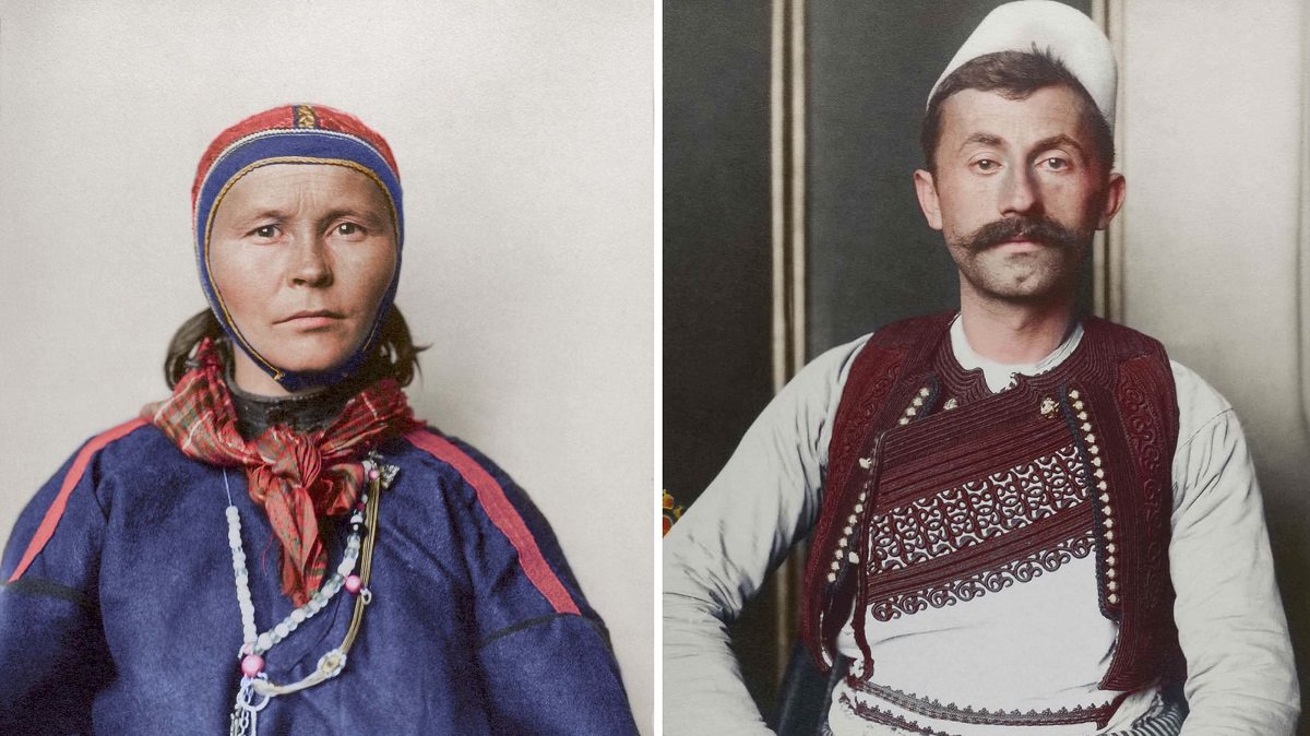 Ellis Island immigrants portraits