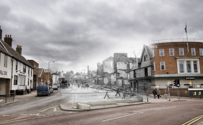 Norwich bliNorwich blitz then and nowtz then and now